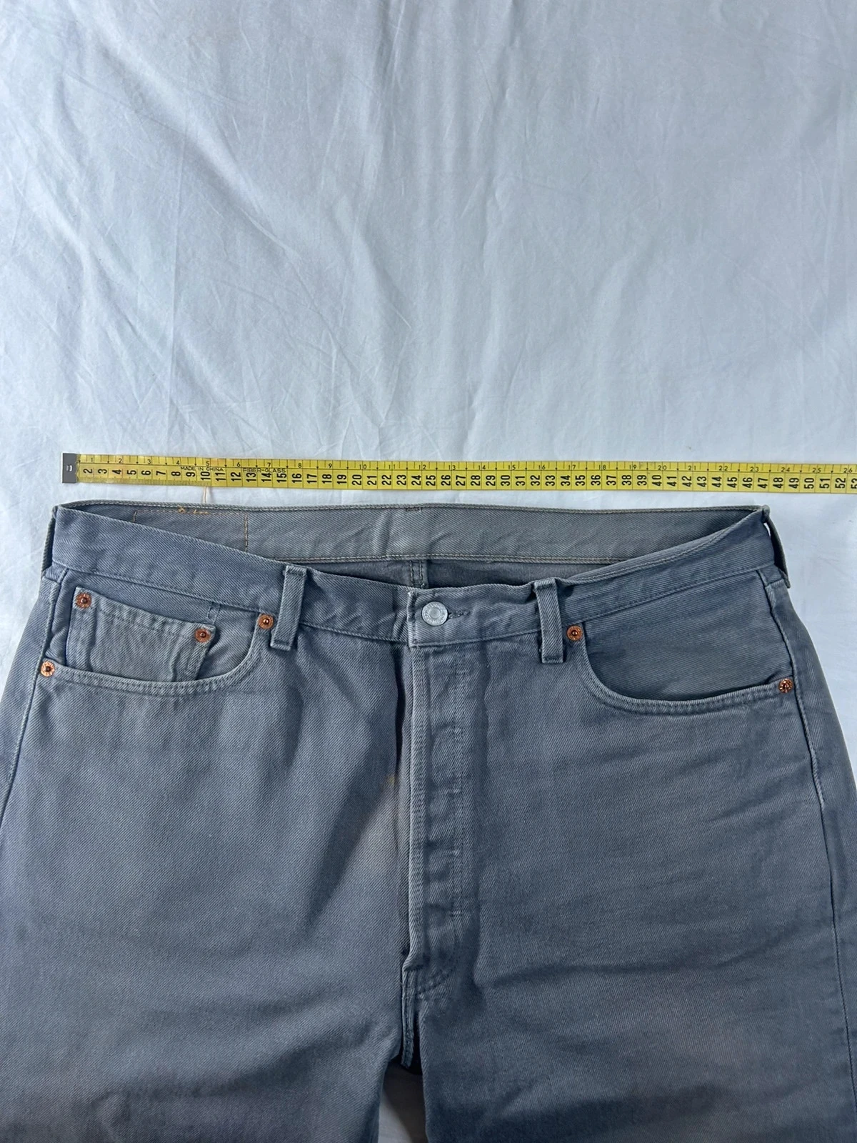 Grey straight cut Levi's lot 501 w38 l36 – photo 10